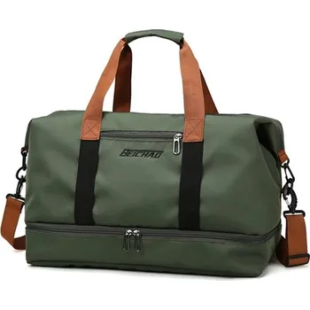 Cestovní taška Cestovní taška s oddělením mokrého a suchého | cestovní brašna - Zelená
