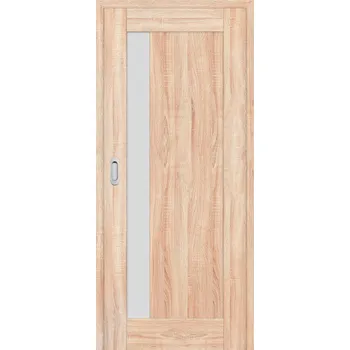 Interiérové dveře ERKADO Posuvné dveře do pouzdra FRÉZIE 1 - Sonoma 3D Greko, 80/197 cm