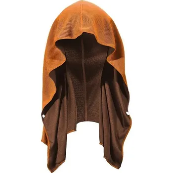 rychleschnoucí sportovní ručník s kapucí | sportovní osuška, chladící ručník - oranžový