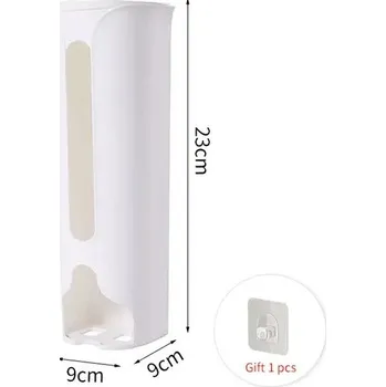 Úložný box Nástěnný úložný box na prádlo | Organizér, Úložný box - Bílá S