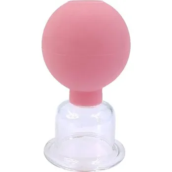 Masážní přístroj Masážní silikonové baňky proti celulitidě | masážní baňky, vakuové baňky | 1ks - Růžová4