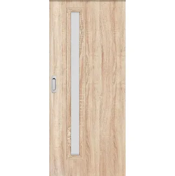 Interiérové dveře ERKADO Posuvné dveře do pouzdra EKO 1 - Sonoma 3D Greko, 80/197 cm