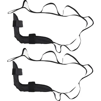 Fitness pás pro rehabilitaci a flexibilitu | pomůcka na protažení nohou - Černá - 2ks