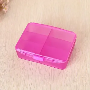 Dávkovač léků Týdenní organizér léků s ochranou proti vlhkosti | dávkovač léků | lékárnička - Červené