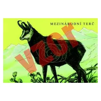 Terč na sportovní střelbu Terč kamzík