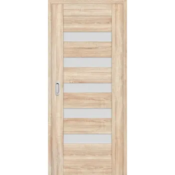 Interiérové dveře ERKADO Posuvné dveře do pouzdra MAGNÓLIE 1 - Sonoma 3D Greko, 70/197 cm