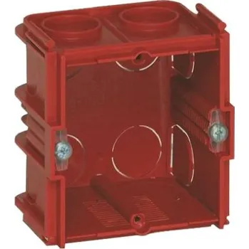 Elektroinstalační krabice Instalační krabice 1 40mm Plast Červená 71mm Legrand