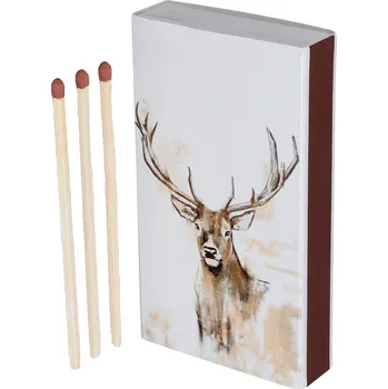 Zápalky Zápalky s mysliveckým motivem - série jelen evropský