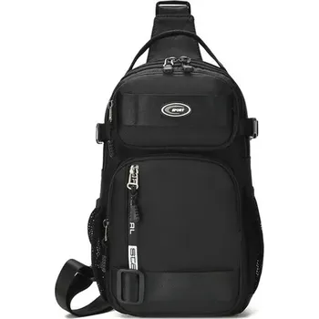 Pánská voděodolná taška přes rameno na cesty | Pánská taška, Brašna na rameno - Černá