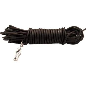 Vodítko pro psa Zubíček Barvářská šňůra kulatá, Hnědá 4 mm Délka: 8 m