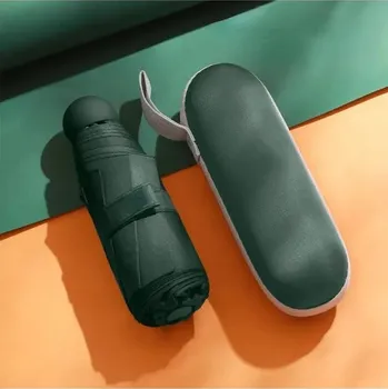 Deštník Malý skládací deštník pro ženy | deštník, slunečník - Zelená