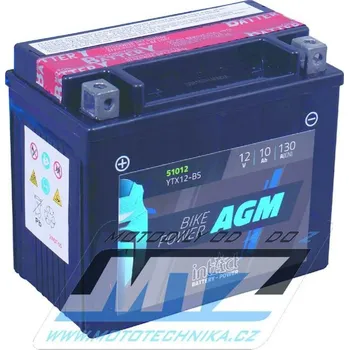 Motobaterie Baterie (akumulátor motocyklový) YTX12-BS (12V-10Ah) B-YTX12BS