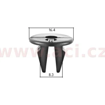 plastová příchytka s vnitřním závitem (sada 10 ks) 57202Z