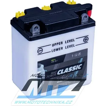 Motobaterie Baterie (akumulátor motocyklový) 6N6-3B (6V-6Ah) B-6N63B