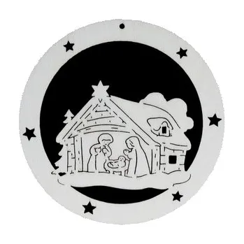 Vánoční ozdoba Dřevo Novák Vánoční ozdoba - baňka č. 1305