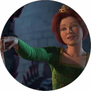 Jedlá dekorace na dort Jedlý papír Fiona 19,5 cm