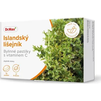 Přírodní produkt Dr. Max Islandský lišejník 36 pastilek