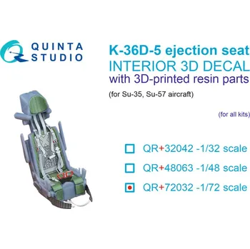 Plastikový model 1/72 K-36D-5 ejection seat