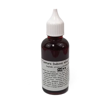 Přírodní produkt STEZA - Tinktura Dubová kůra - FORTE 50 ml. (Tinktura Dubová kůra)