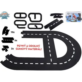 Figurka Kids Globe Traffic autodráha gumová obvod 307,5cm