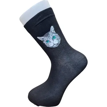 Dámské ponožky Aura Via Dámské ponožky s motivem Kočky Hlava 35-38