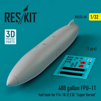 autíčko 1/32 480 gallon FPU-11 fuel tank F/A-18 (E,F,G)