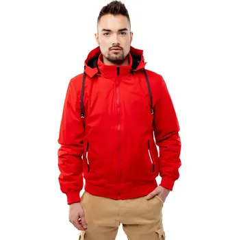 Pánská větrovka Pánská bunda Glano Glano tmavě červená | červená 2241178