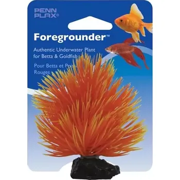 Dekorace do akvária Rostlina umělá Betta Plant Fan Bush 9cm (Rostlina umělá Betta Plant Fan Bush 9cm orange)