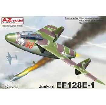 Plastikový model 1/72 Junkers EF-128E-1 (3x camo)