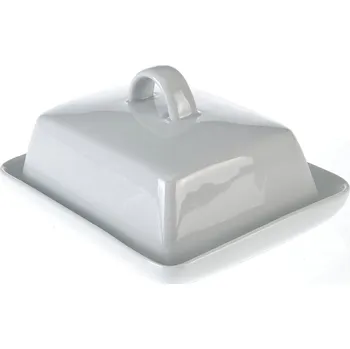 Máslenka Porcelánová máslenka 16 x 13 x 6 cm bílá 