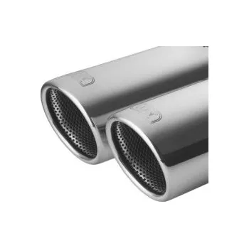 Výfuková trubka ULTER SPORT Sportovní výfuk 2x 70mm - NEREZ NRS241, univerzální Průměr vstupu: 55 mm