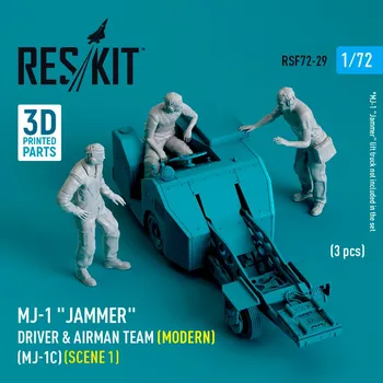 Plastikový model 1/72 MJ-1 'Jammer' Driver&airman team - scene 1