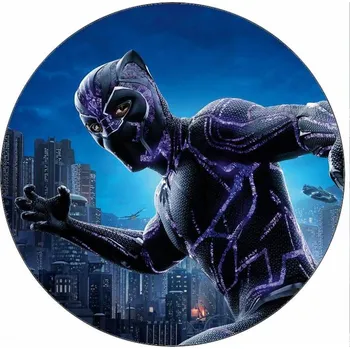 Jedlá dekorace na dort Jedlý papír Avengers Black Panther ve městě 19,5 cm