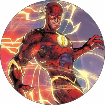 Jedlá dekorace na dort Jedlý papír Flash kreslený 19,5 cm