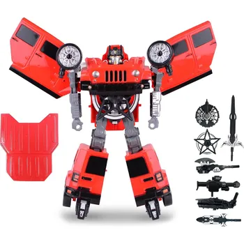 Figurka Rappa Robot rozložitelné auto červené