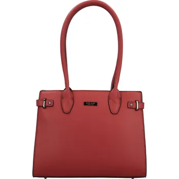 Kabelka Módní dámská kabelka na rameno Delami Charmelle, tmavě červená