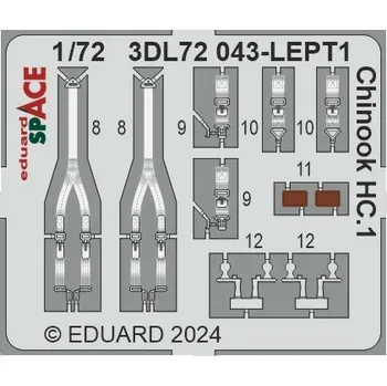 Plastikový model 1/72 Chinook HC.1 SPACE (AIRF)