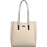 Módní dámská kabelka na rameno Delami Luxe Charm, krémová