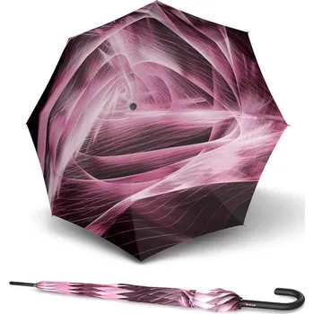 Deštník Knirps T.760 Stick Automatic Aura Rose - elegantní holový vystřelovací deštník