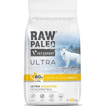 Krmivo pro psa RAW PALEO ULTRA TURKEY ADULT MEDIUM/LARGE - suché granule s krůtím masem pro dospělé psy středních a velkých plemen Balení.: 10 kg