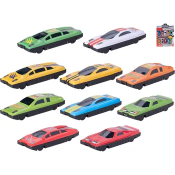 autíčko Mikro trading Sada aut na volný chod - 10 ks