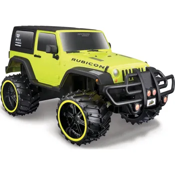 RC model auta Maisto RC - 1:16 Jeep Wrangler Rubicon Off-Road RC, žltý