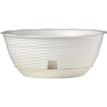 Květináč BAMA Květináč PAGLIA, bílý Množství: 1 ks, Rozměry: 20 cm