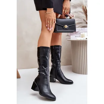 Dámské kozačky Kozačky na podpatku model 202107 Step in style 39