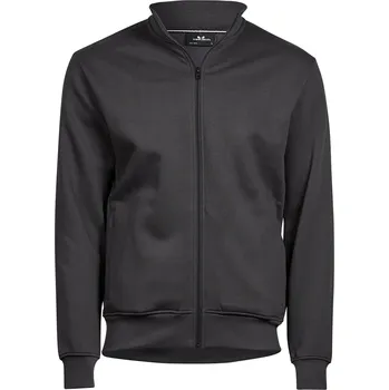 Pánská mikina Tee Jays pánská Elegantní mikina na zip Tee Jays Tmavě šedá XS