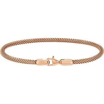 Náramek Daniel Wellington Módní bronzový náramek z oceli Mesh Perfect Pair DW0040068 18,5 cm + 2 měsíce na vrácení zboží