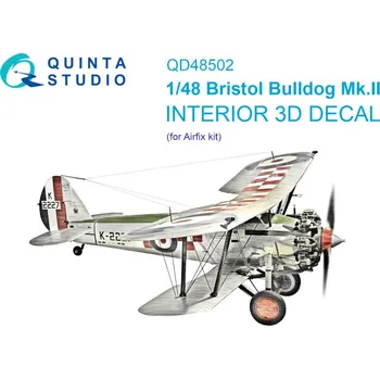 Plastikový model 1/48 Bristol Bulldog Mk.II 3D-Print.&col. Interior