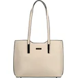 Stylová dámská kabelka na rameno Delami Velvet Aura, krémová