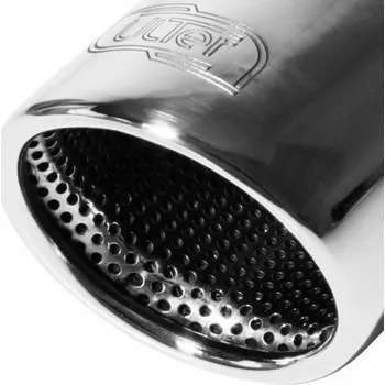 Výfuková trubka ULTER SPORT Sportovní výfuk 1x 90mm - NEREZ NRS123, univerzální Průměr vstupu: 50 mm