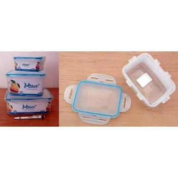 Dóza na potraviny Dóza 2,5 l s víkem a klipy